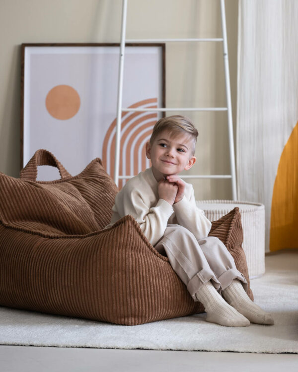 Wigiwama Sitzsack Stuhl - Toffee Rib - Afbeelding 2