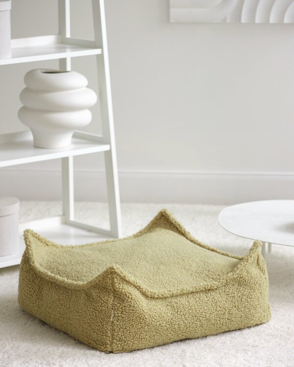 Wigiwama Pouf Square - Matcha Teddy - Afbeelding 3