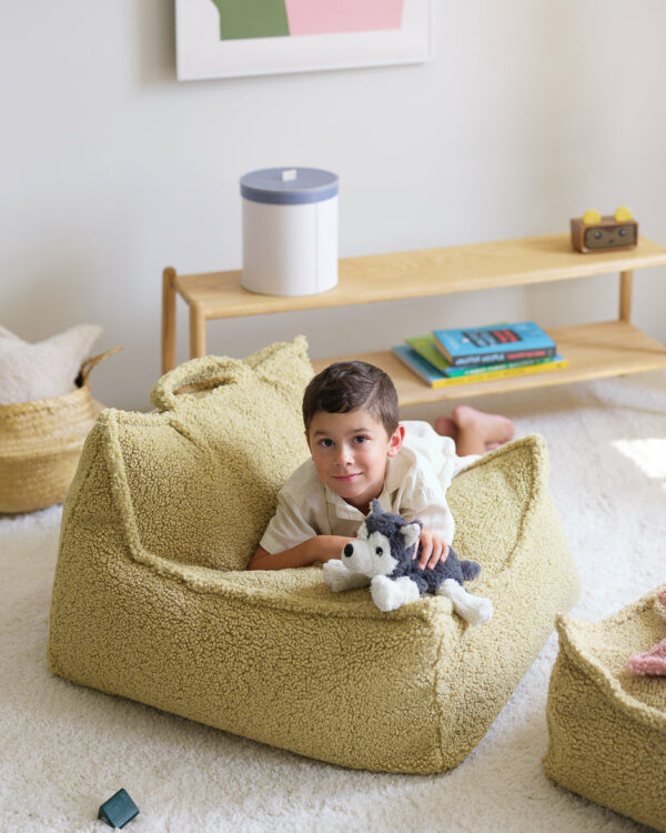 Wigiwama Sitzsack Stuhl - Matcha Teddy - Afbeelding 3