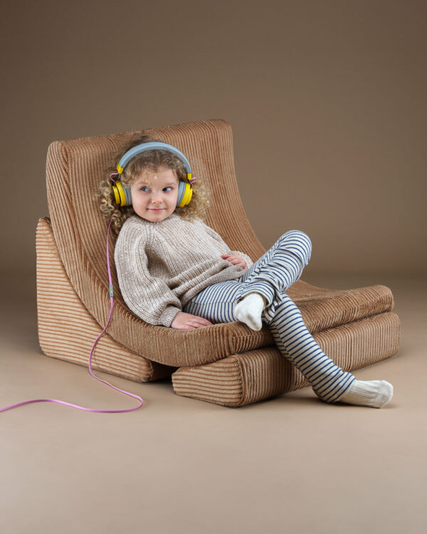 Wigiwama Moon Chair - Toffee Rib - Afbeelding 5