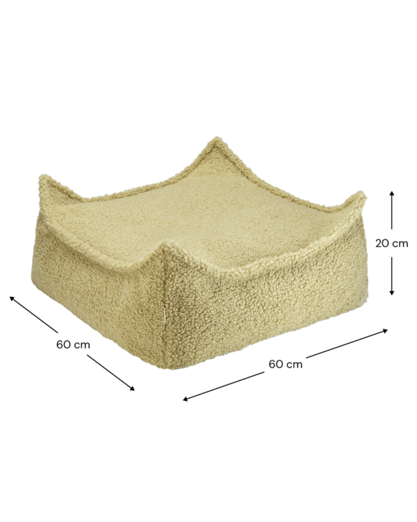 Wigiwama Pouf Square - Matcha Teddy - Afbeelding 6