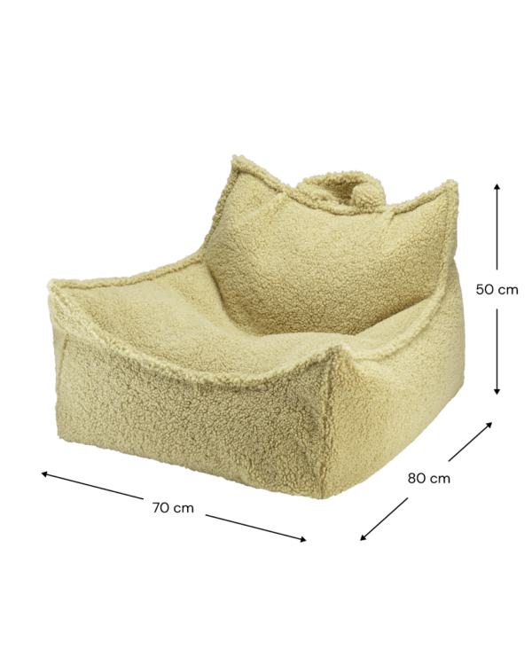 Wigiwama Sitzsack Stuhl - Matcha Teddy - Afbeelding 7