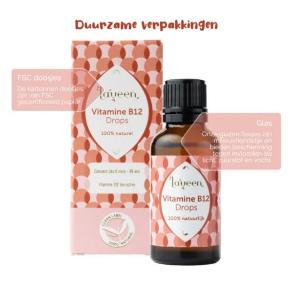 Laveen Drops Vitamin B12 - Afbeelding 3